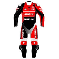 SUZUKI MOTUL SBK Race Replica Livery Motorcycle Leather Suit